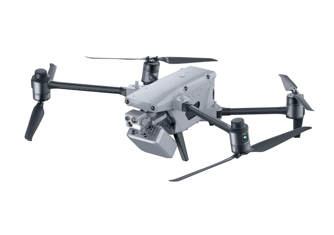 Autel Alpha mit montiertem Tracer-Air-Funkpeiler